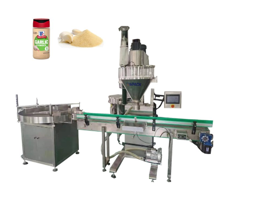 10g -1000g Bottle Cans Automatic Screw Filling and Packaging Line