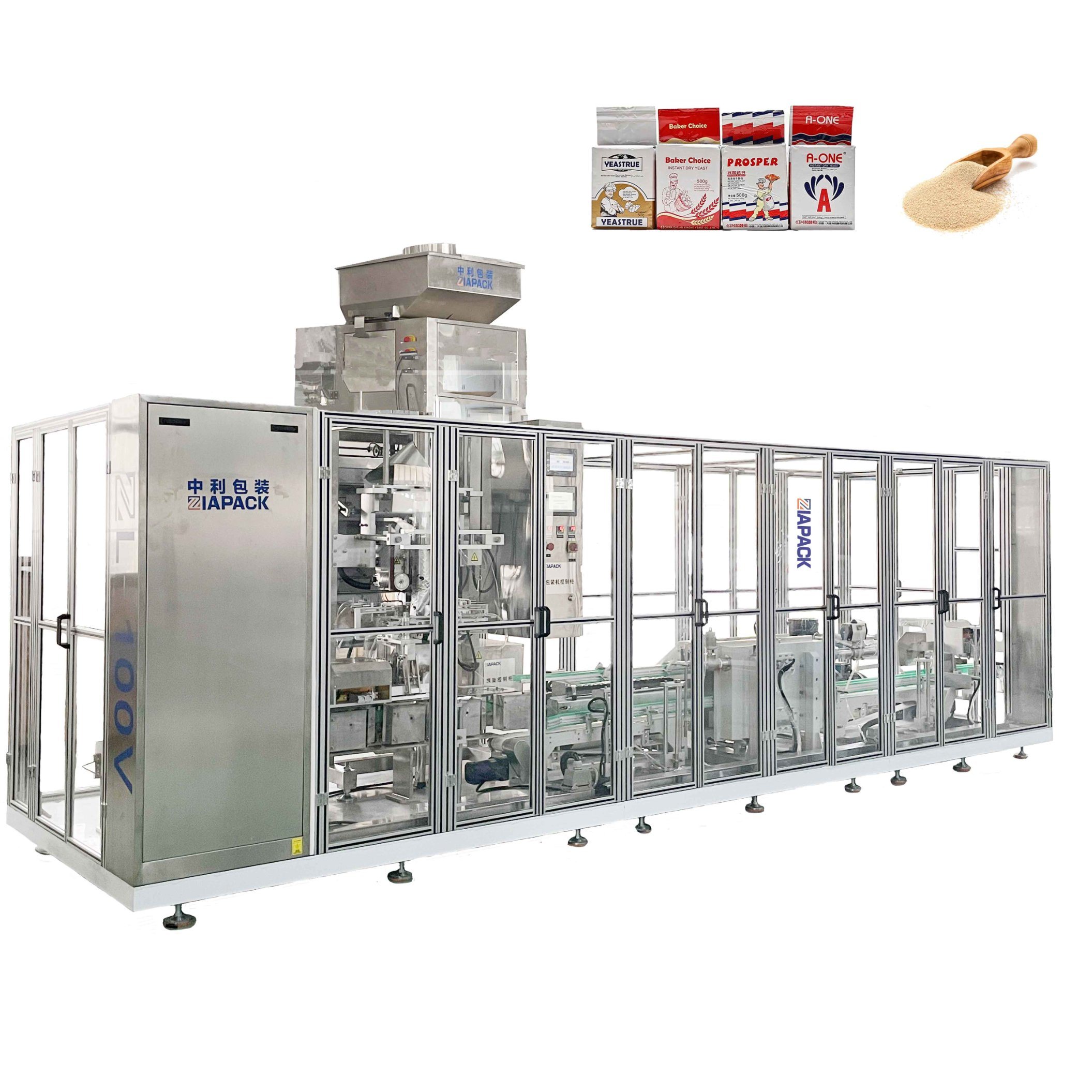 Automatic Brick Bag Vertical Forming Filling Sealing Vacuum Packing Machine for Coffee Powder, Dry Yeast, Rice, Beans, Corn Grits