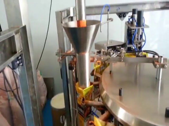 मसाल्याच्या पावडरसाठी स्वयंचलित प्रीमेड पाउच पॅकेजिंग मशीन