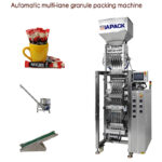 Automatic multi lane granule packing machine